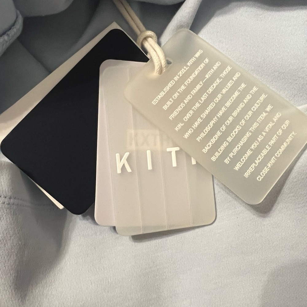 KITH Men Crystal Wash Turtleneck- Avalanche - Picture 5 of 6
